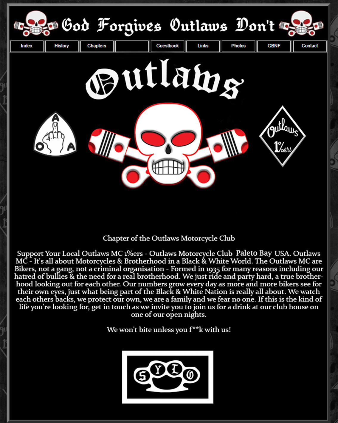 Outlaws Motorcycle Club Unofficial Factions Archive GTA World