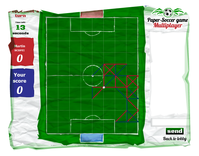 Multiplayer Paper Soccer Your Announcements