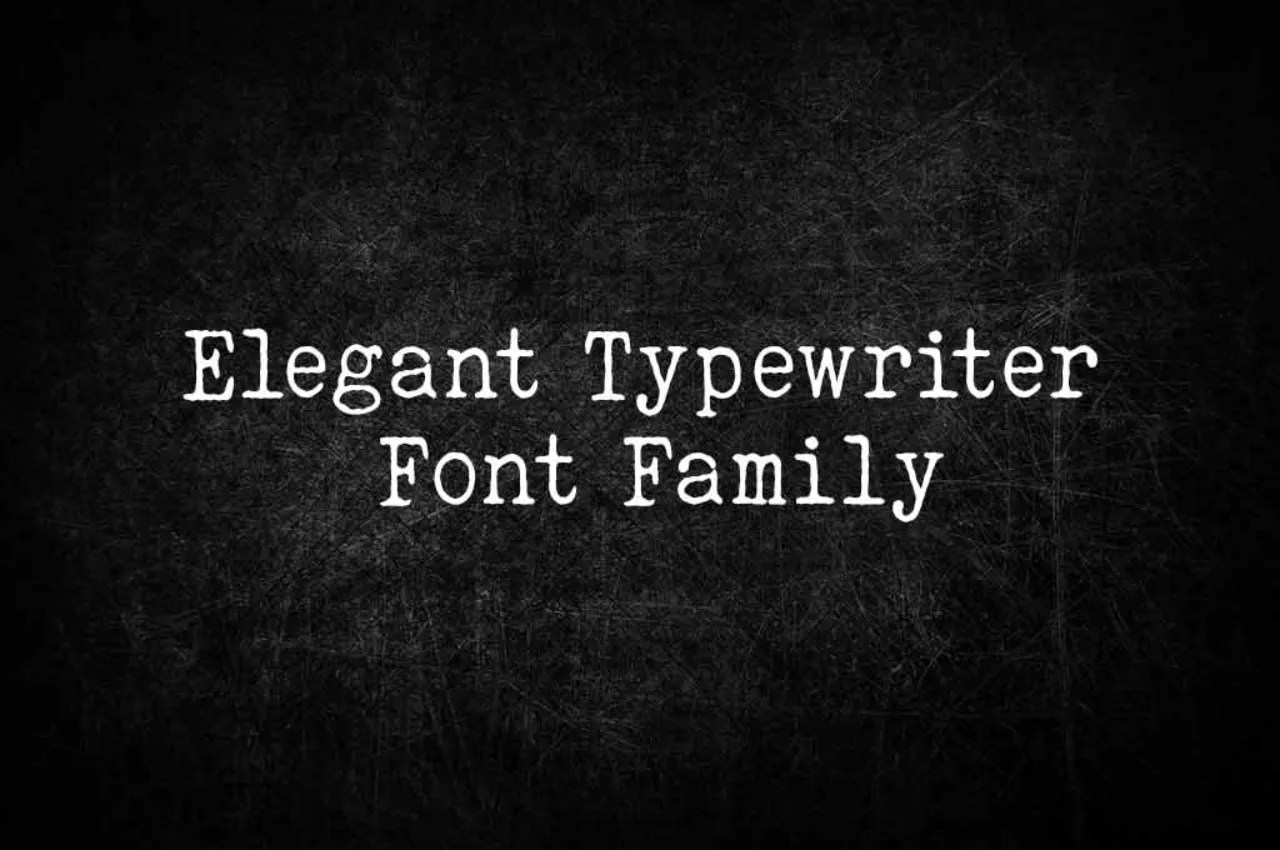 27 Font Mesin Ketik (Typewriter) Gratis + Downloadnya