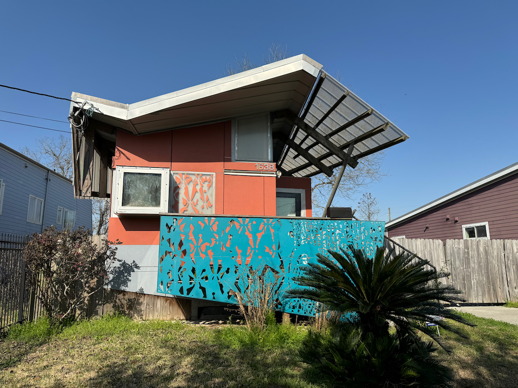 Visiting the “Brad Pitt Homes” in the Lower Ninth Ward of New Orleans UponArriving