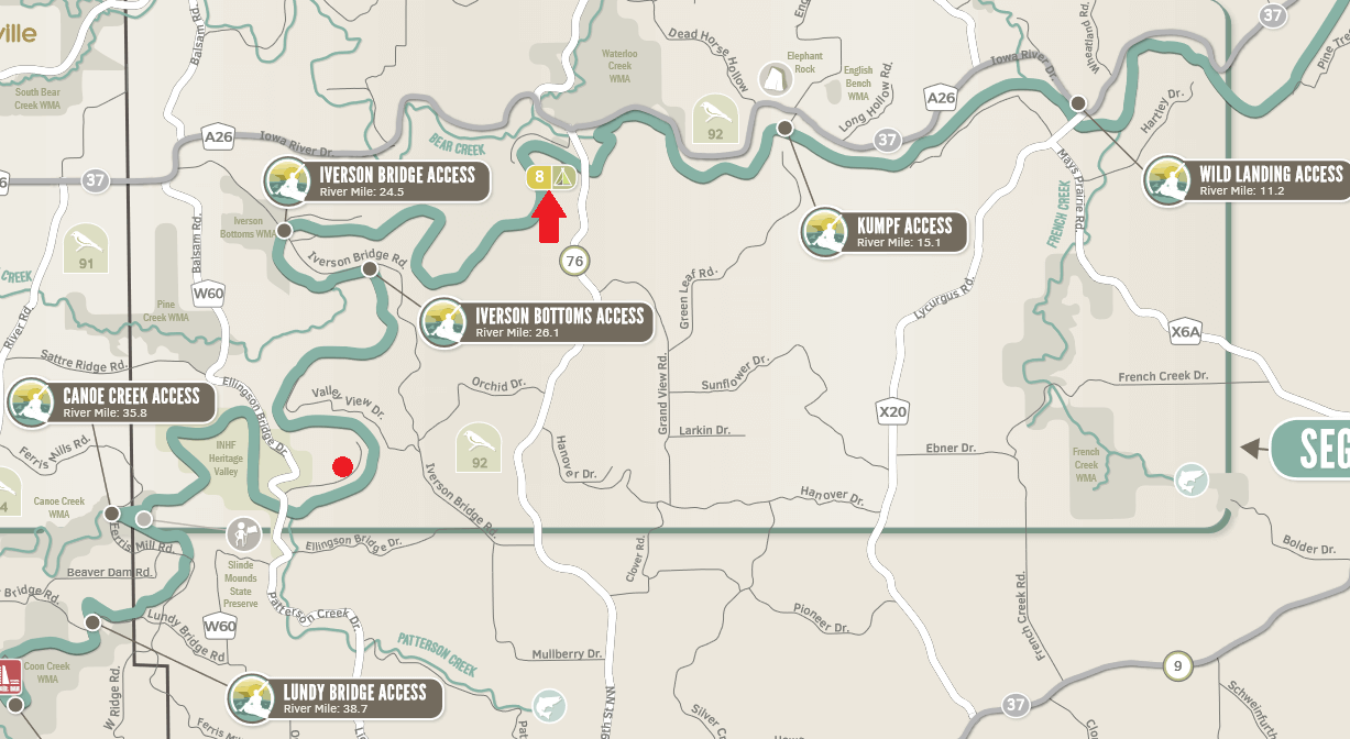 Maps Upper Iowa Resort & Rental