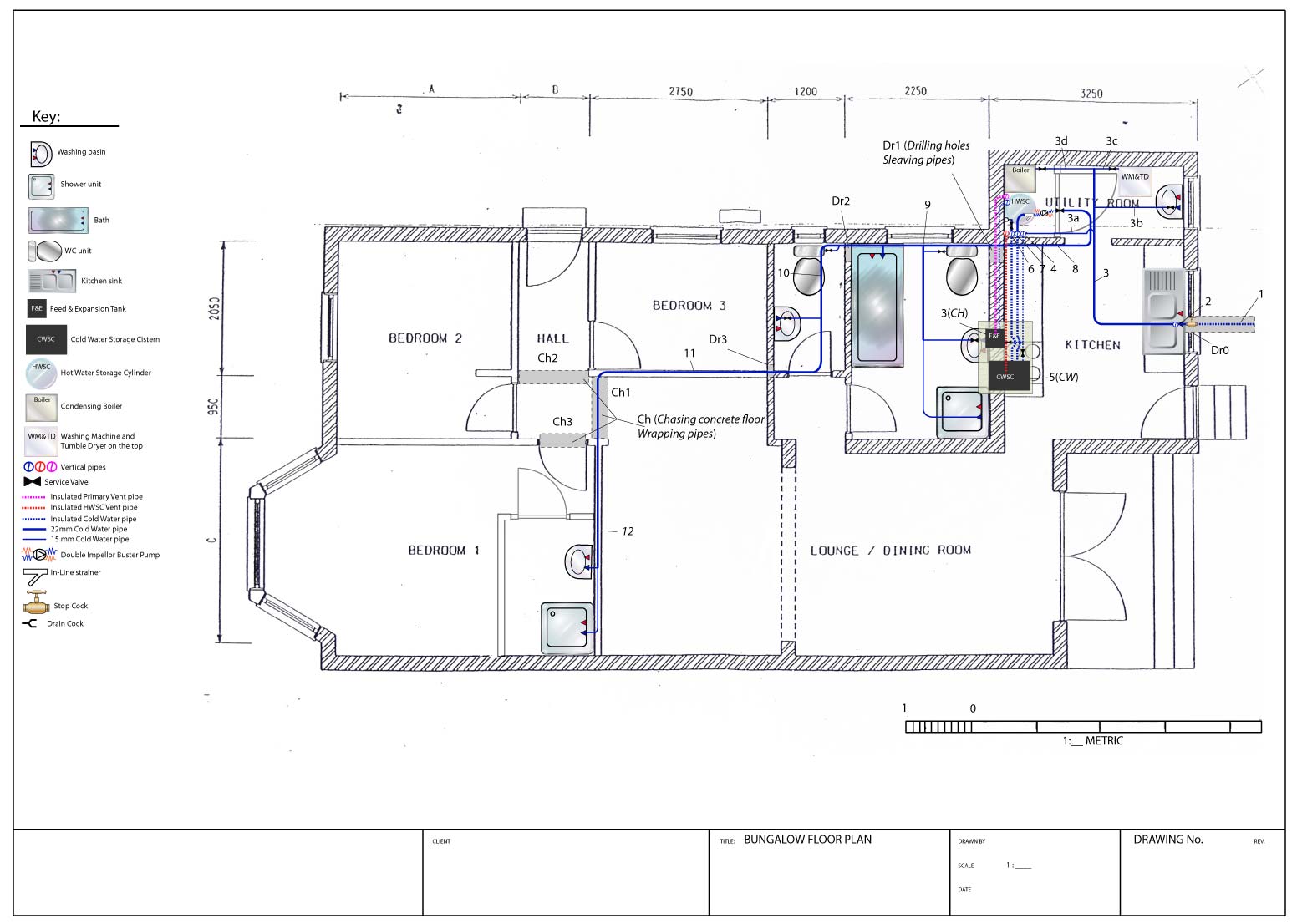 Water Supply Layout Plan
