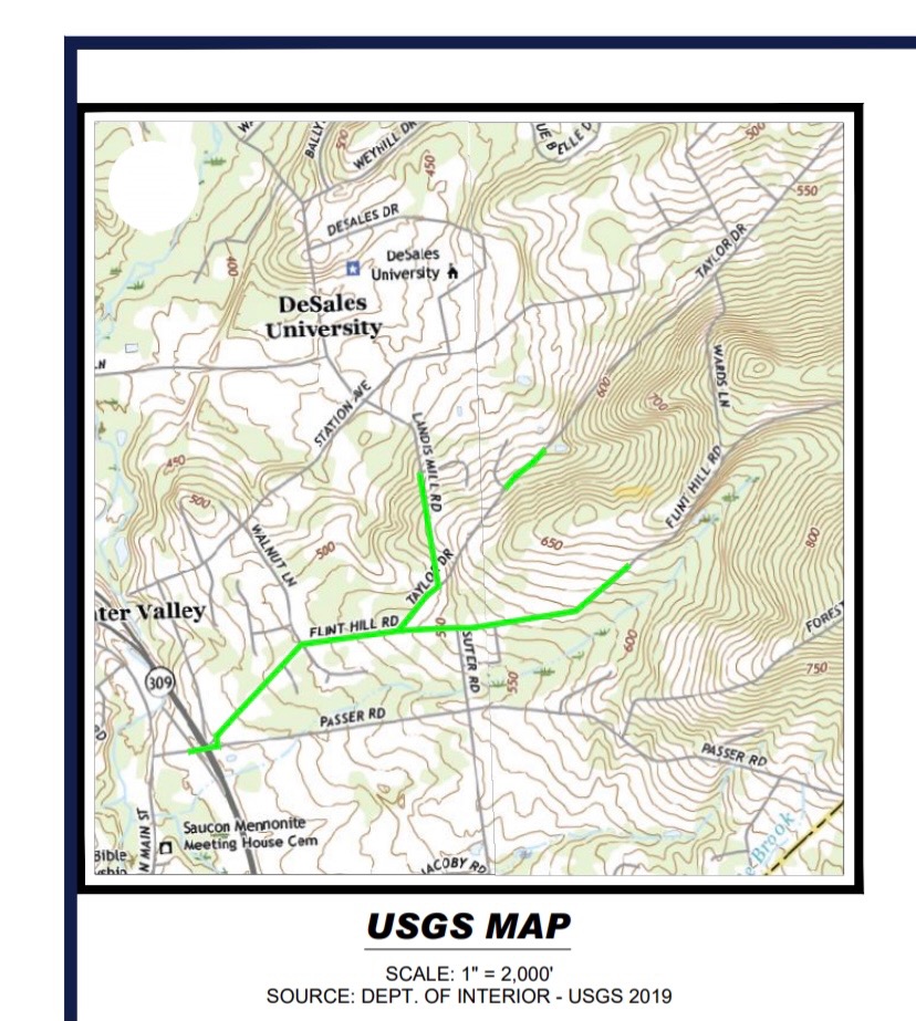 Public Notice FLINT HILL ROAD Water Main Extension for the Estates