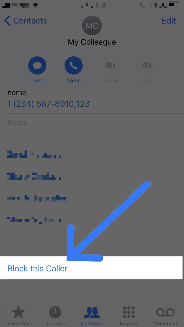 How To Block A Contact On iPhone 7 & 7 Plus UpPhone