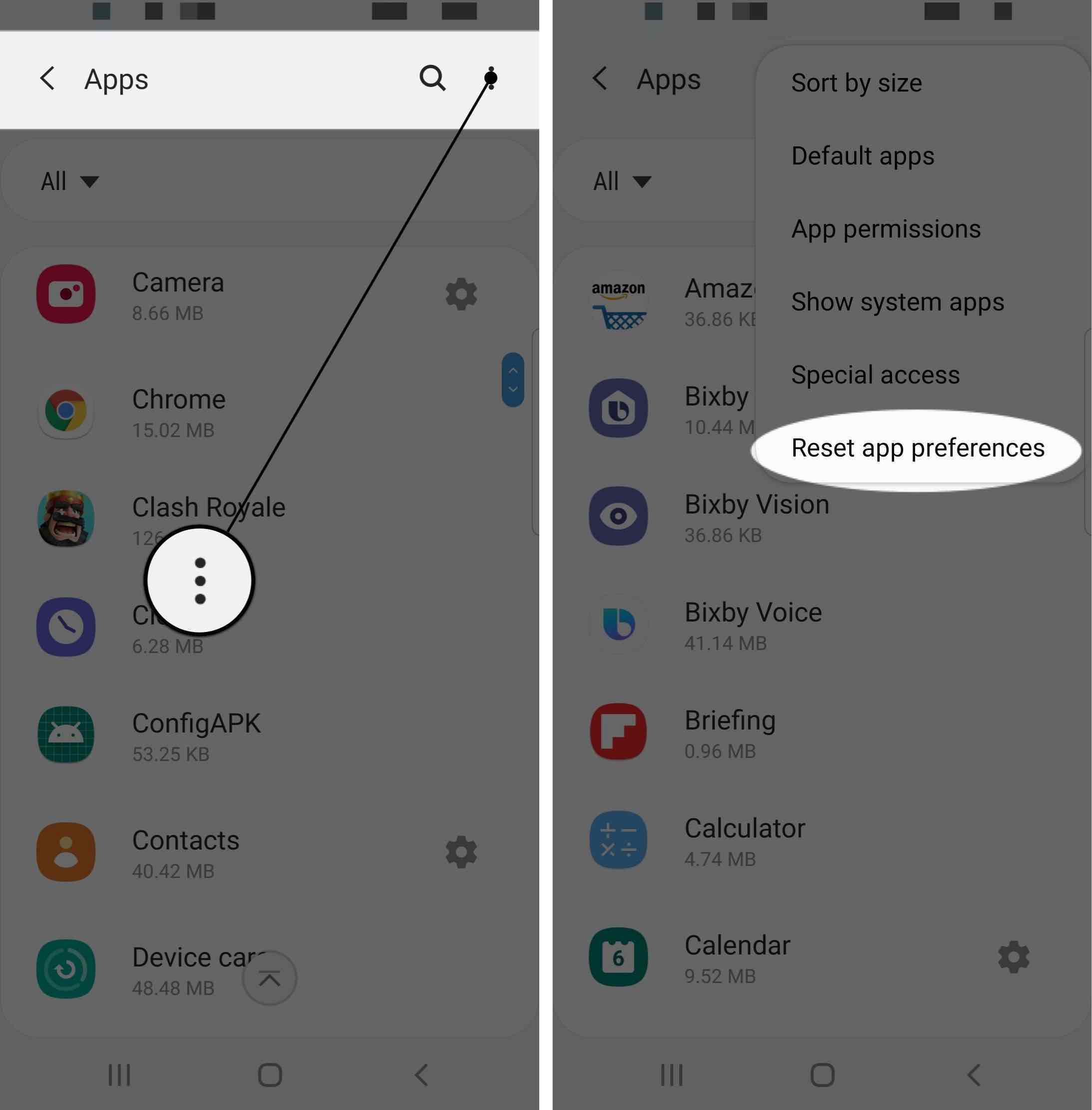 Reset App Preferences On Your Samsung Galaxy