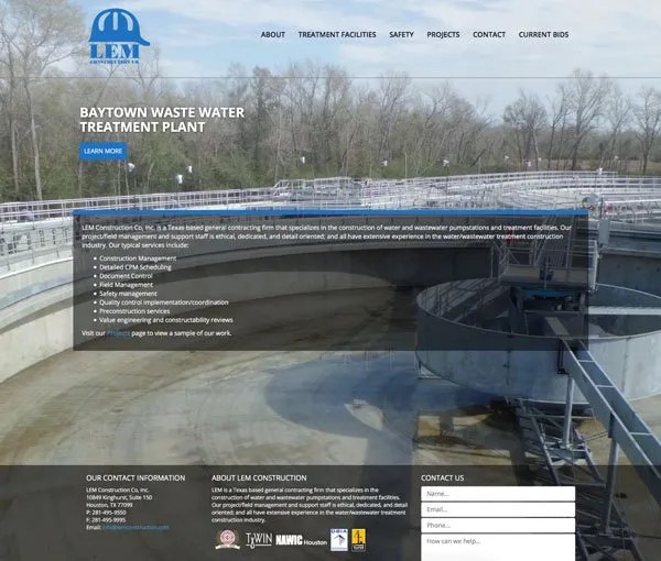 LEM Construction Upstream Marketing