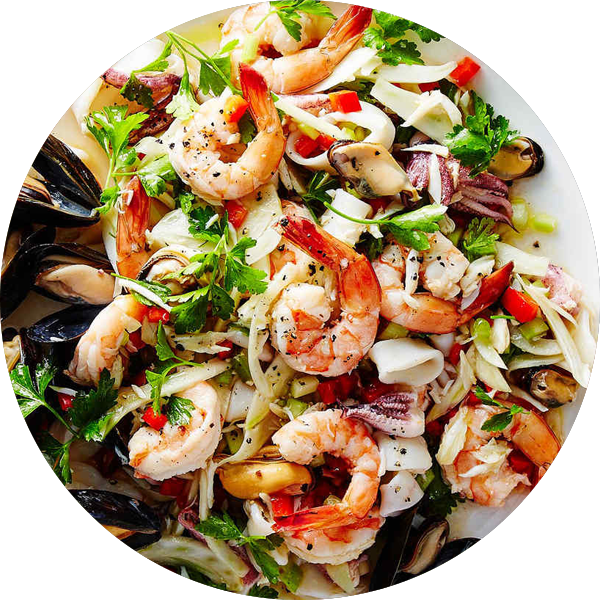 Insalata di mare Uptown Beer Garden