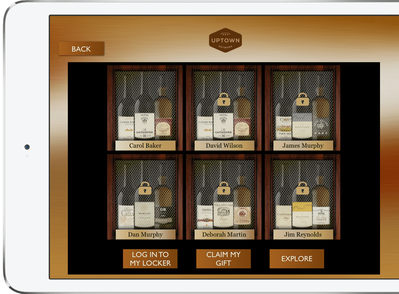 Virtual Wine Locker Program iPad App Social Media for Wine Lovers