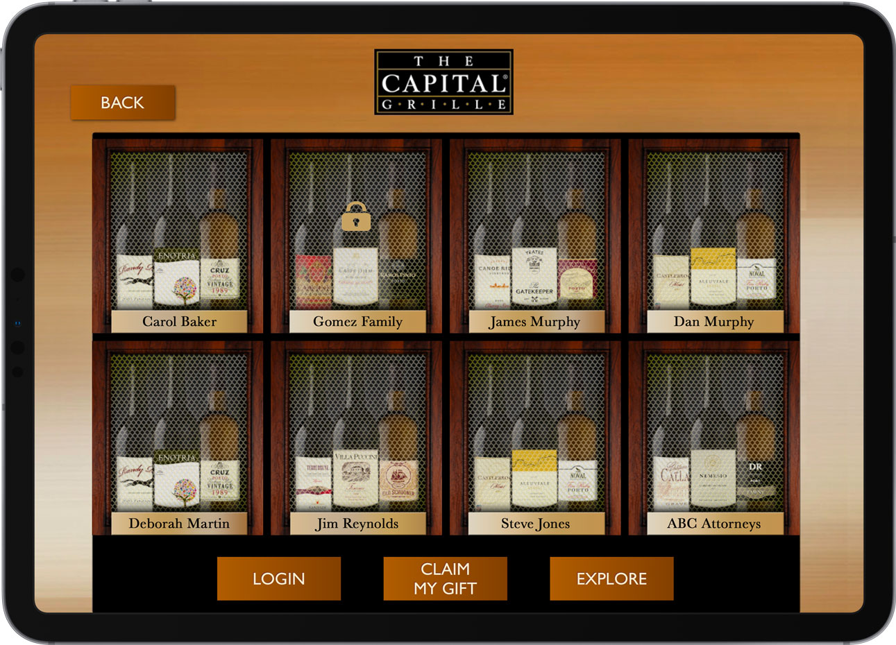 Virtual Wine Lockers Software Uptown Network