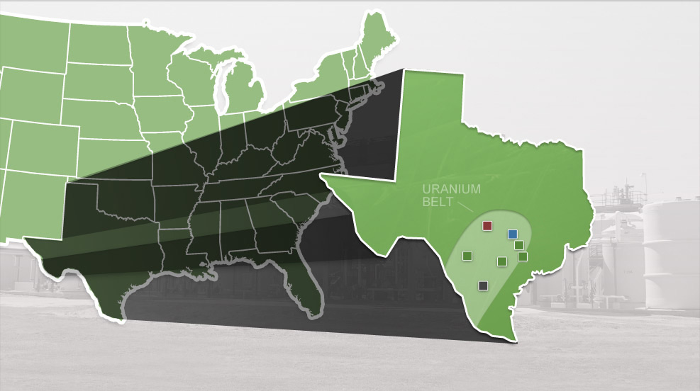 Property Locations Uranium Energy Corp.