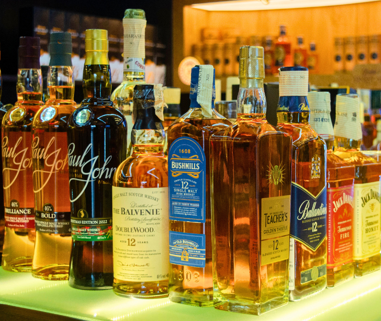 This is the largest ever variety of whiskey & rums in Pune! Urbanly
