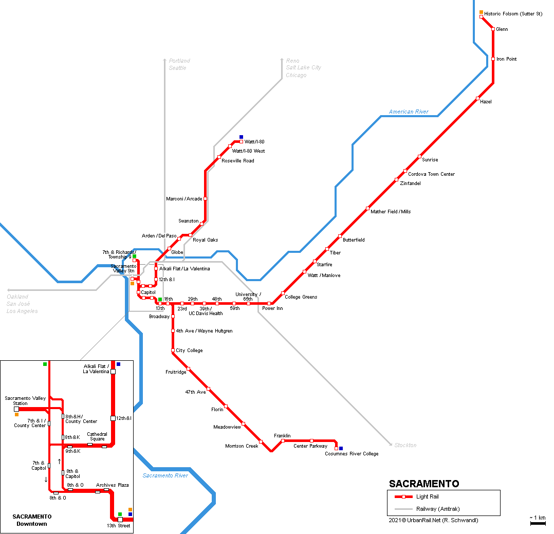 > USA > Sacramento Light Rail
