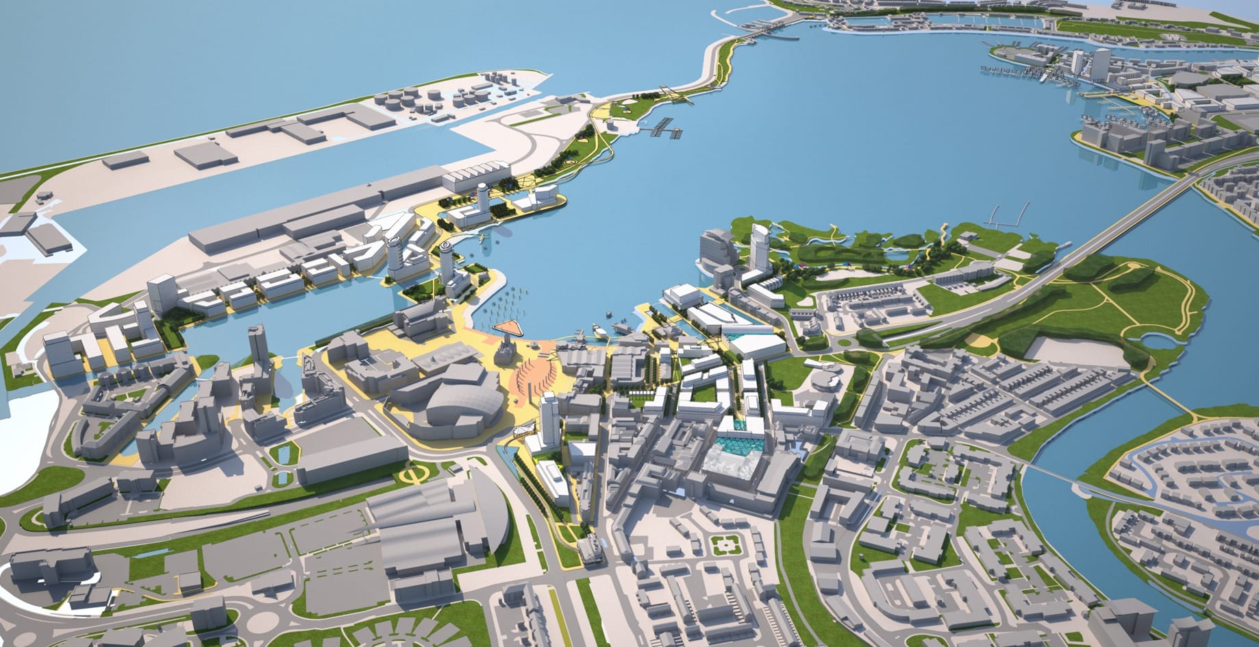 Cardiff Bay Waterfront Master Plan Urban Strategies