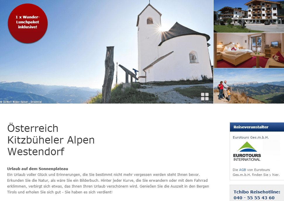 Tchibo Reisen Informationen & Erfahrungen Reiseschnäppchen und tolle Urlaubs Angebote