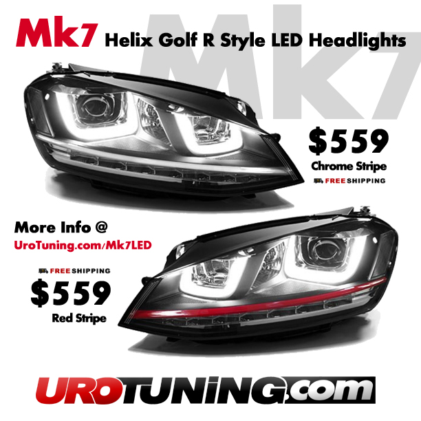 UroTuning.com | Helix Mk7 Golf R Style Headlights with LED Now Available!