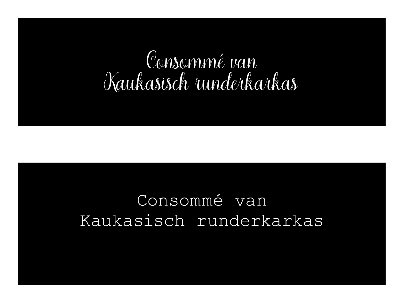 CONSOMME Ursula van Riel