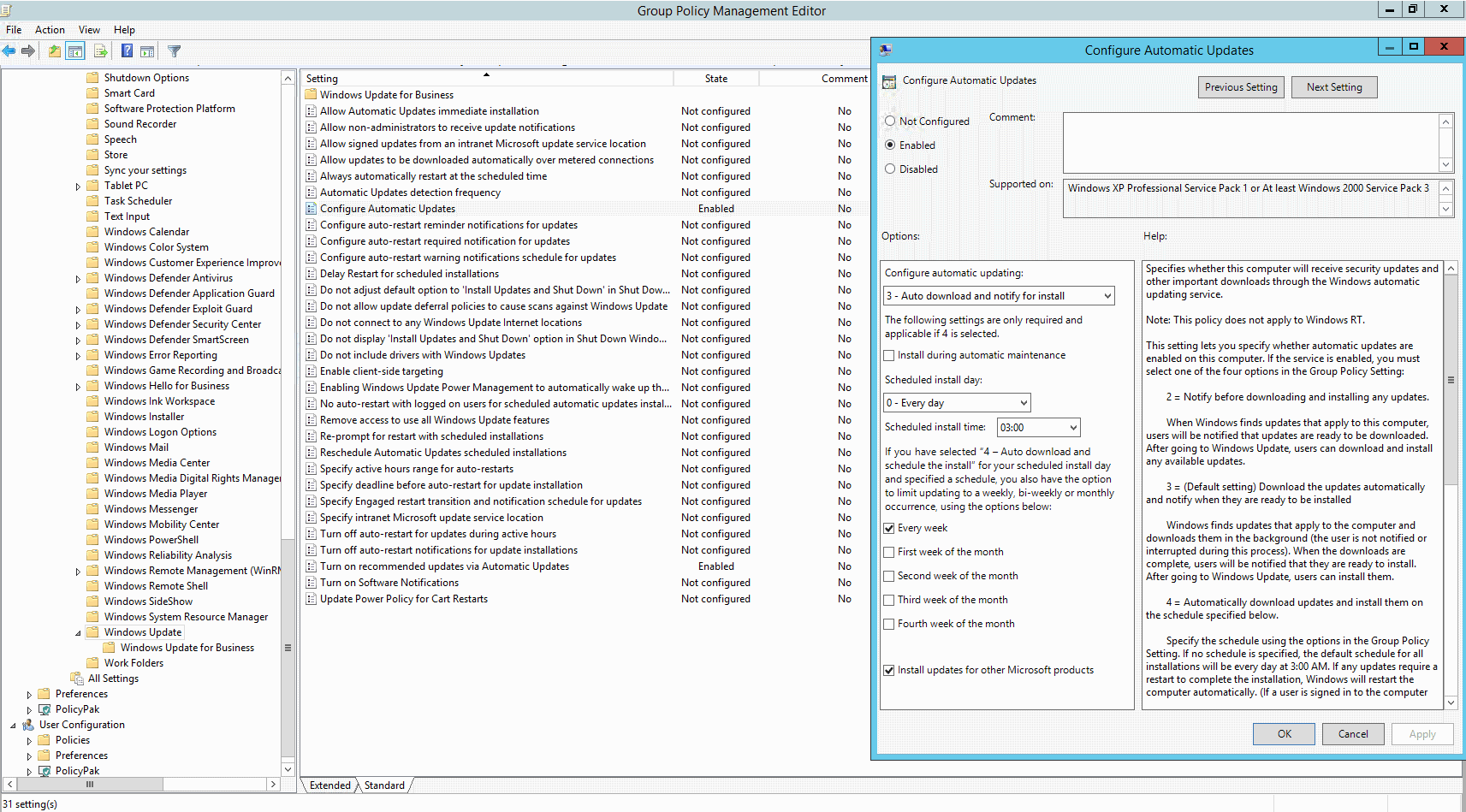 SOLVED GPO To Set Windows 10 or Windows Server 2016 To Not Update