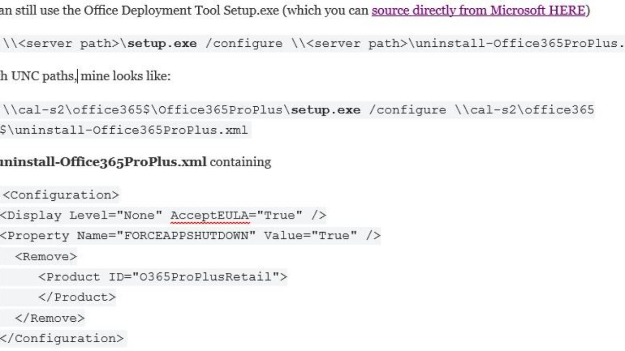 Introducir 34+ imagen uninstall office 365 command line Abzlocal.mx