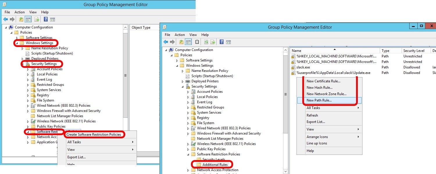 SOLVED: GPO To Block Software by File Name, Path, Hash or