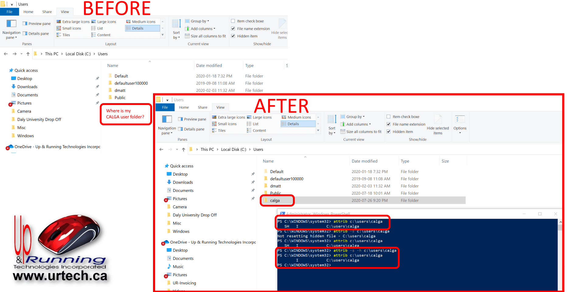 SOLVED: Windows File Explorer Does Not Show User Profile Name in C