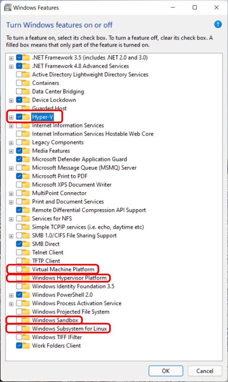 SOLVED HyperV vs Virtual Machine Platform vs Windows Hypervisor