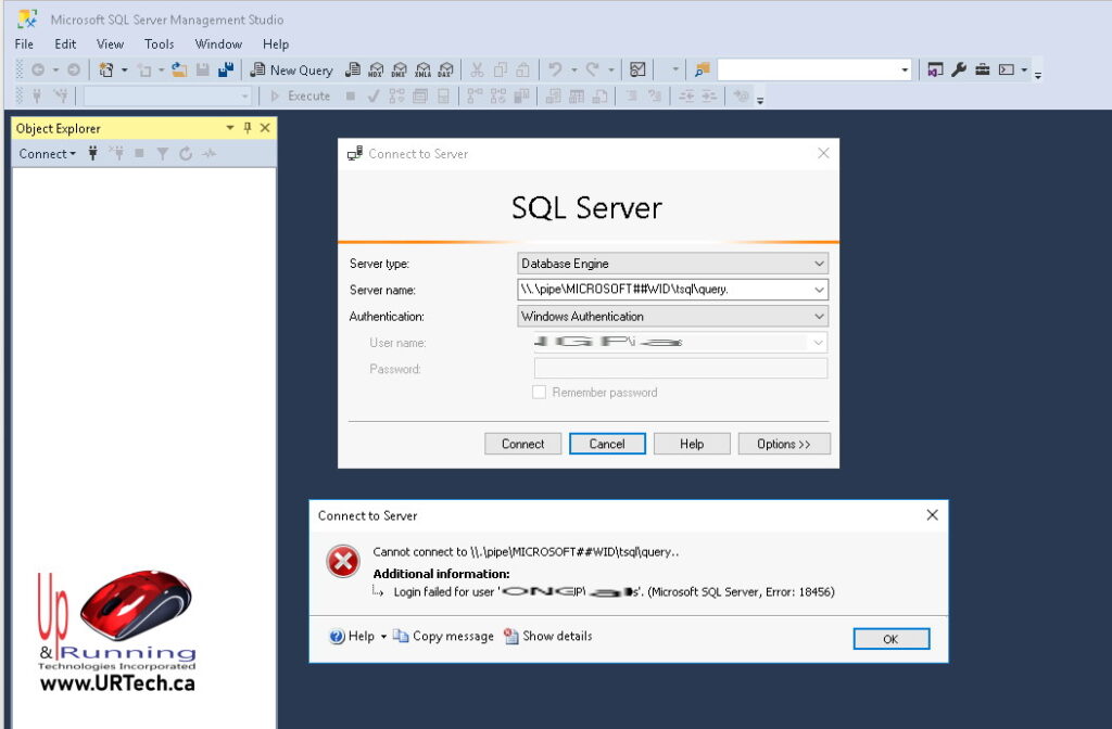 SOLVED SQL Server Management Studio Cannot Connect To Login Failed