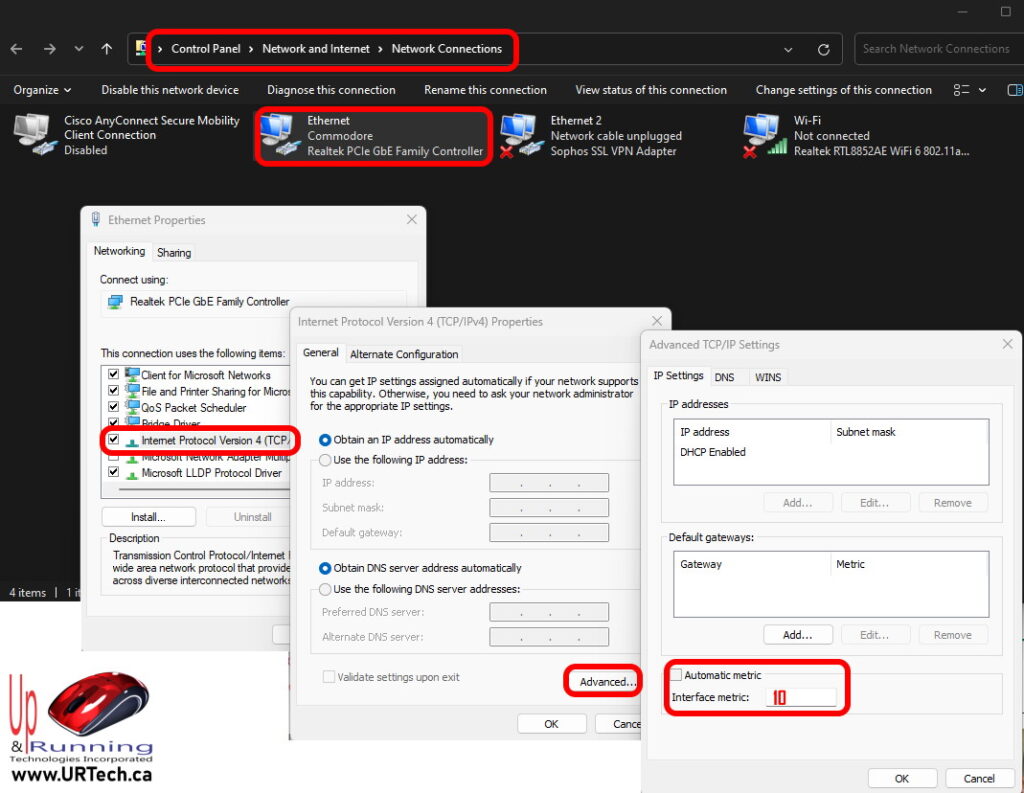 SOLVED How To Change The Network Card Priority in Windows Up