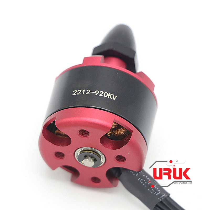 920kv Brushless Motor Size of 2212 - UrukTech