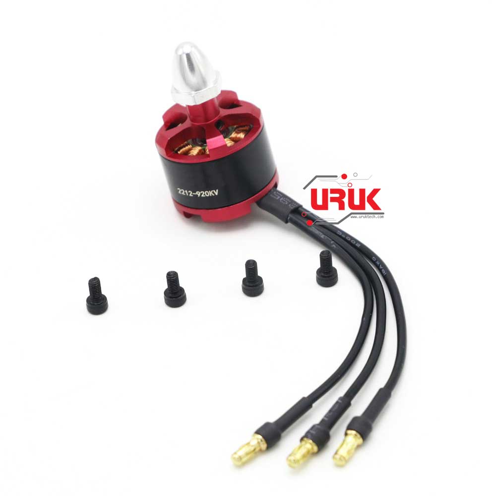 920kv Brushless Motor Size of 2212 - UrukTech