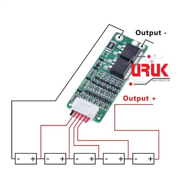 5S BMS 15A Battery Charger Protection Balancer Board - UrukTech