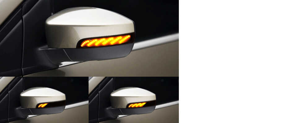 Left Dynamic LED Side Mirror Turn Signal Light Fit for Ford Kuga Escape