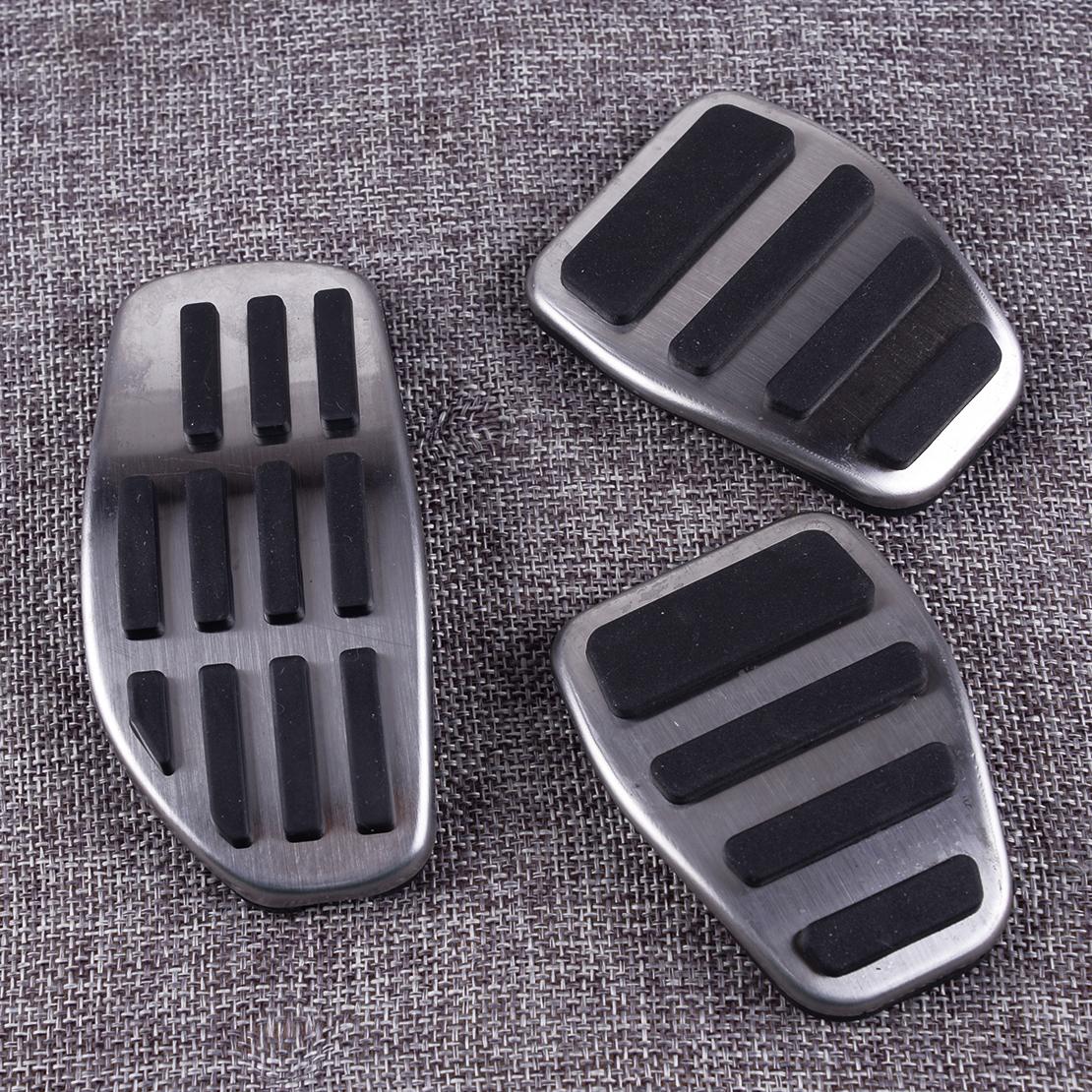 3pcs/ set Gas Brake Clutch Pedal Cover Fit for Nissan XTrail (T32