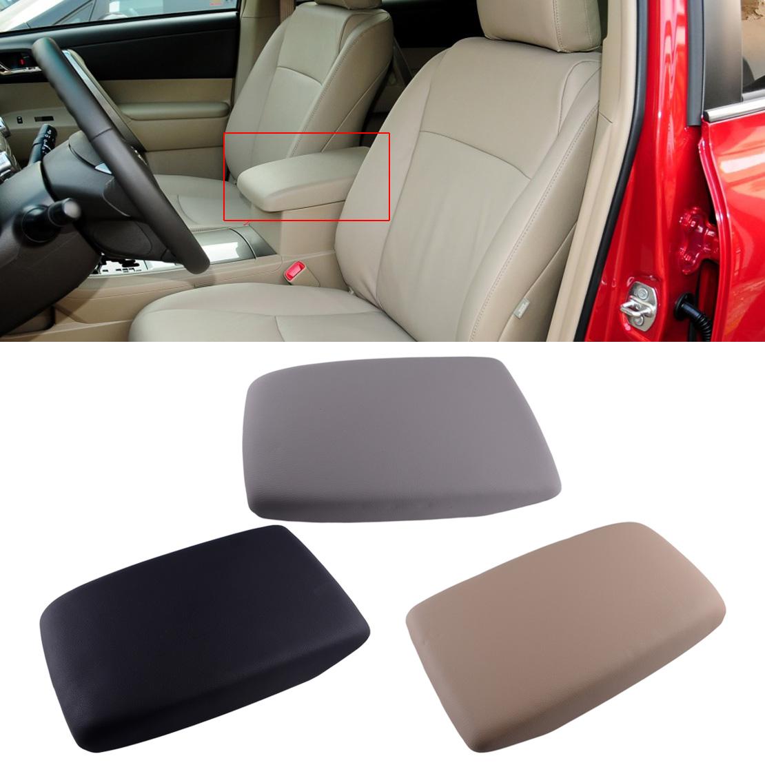 Auto PU Leather Center Console Lid Armrest Fit For 20082013 Toyota