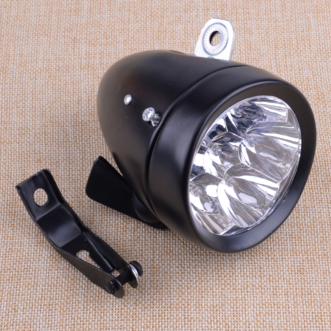LED Classic Vintage Bike Headlight Bicycle Retro HEAD LIGHT FRONT FOG