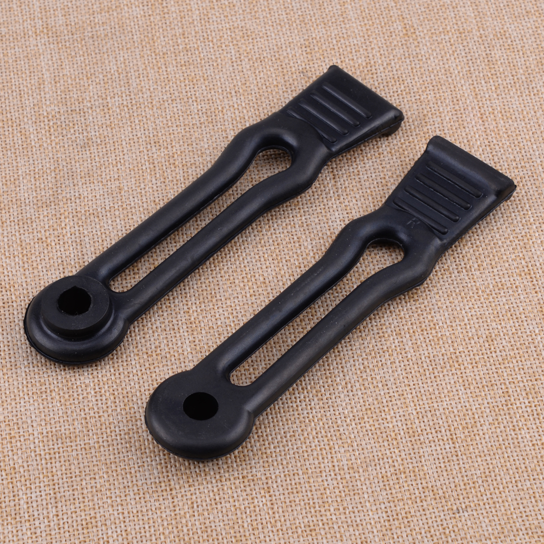 2x Rubber Hood Tie Down Strap Latch Band Kit Fit for YAMAHA Rhino 450