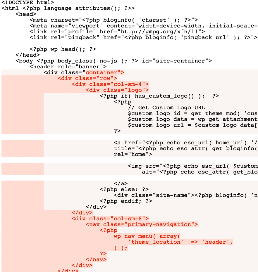 Creating and using alternative header file UsableWP