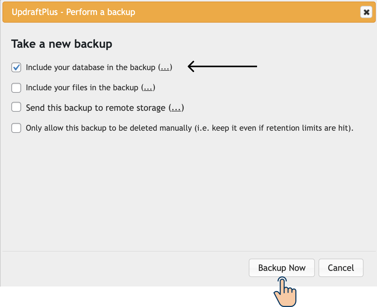 Back up WordPress Database 4 Easy and Reliable Ways UsableWP