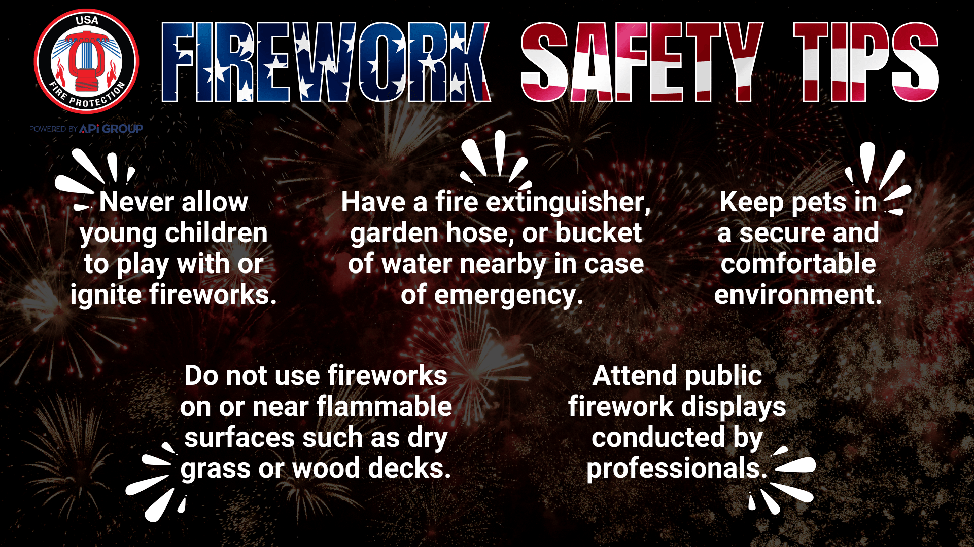 Firework Safety Tips USAFP