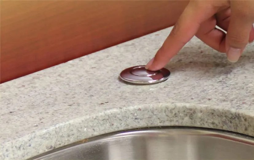 Air switch brushed nickel USA Granite Tools