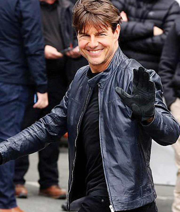 Ethan Hunt Mission Impossible 6 Tom Cruise Biker Jacket