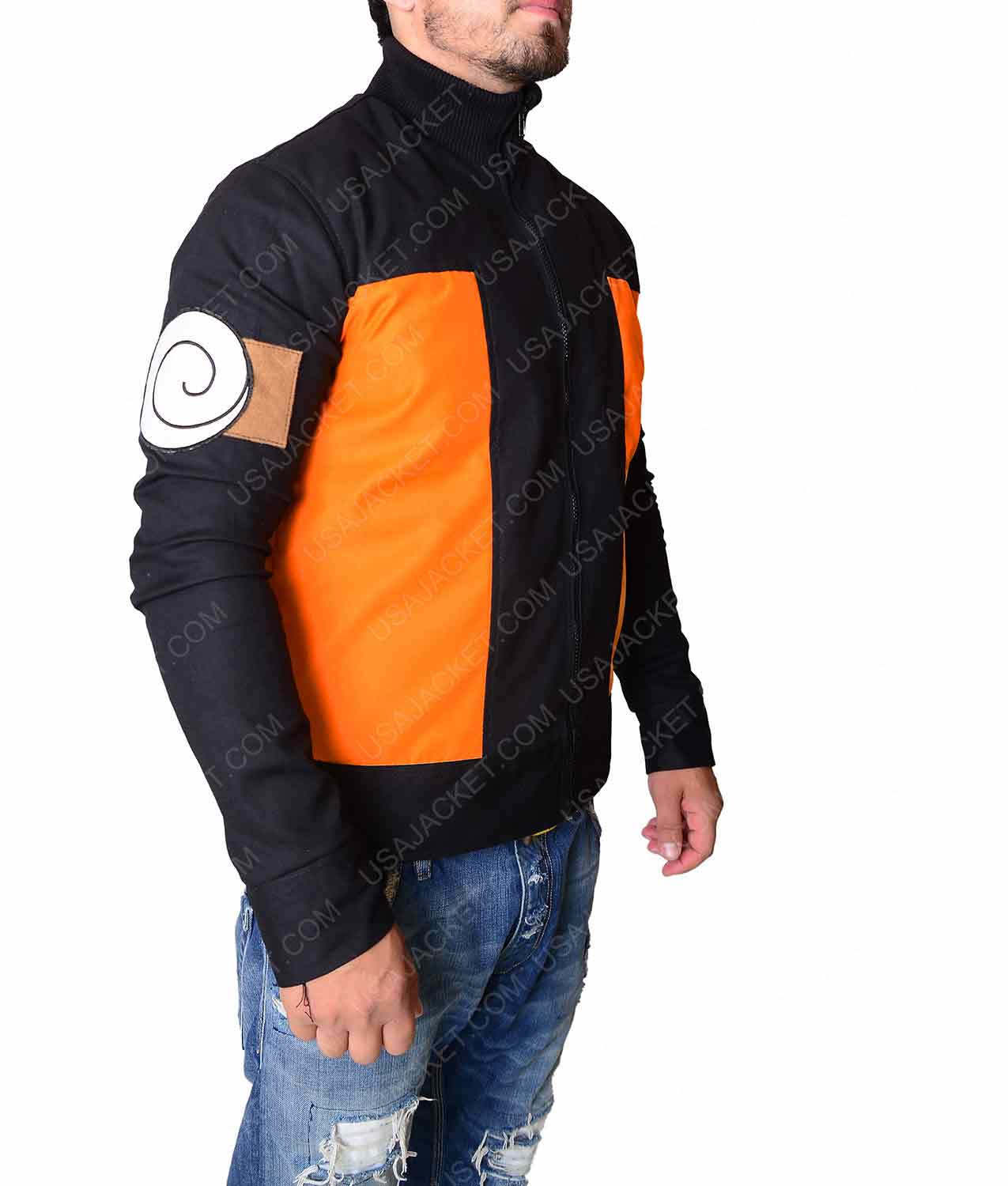 Naruto Jacket Uzumaki Shippuden Orange Cotton Track Jacket