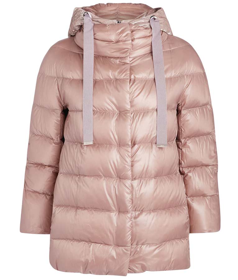 Light Pink Puffer Jacket Velvet Pink Puffer Jacket With Hood