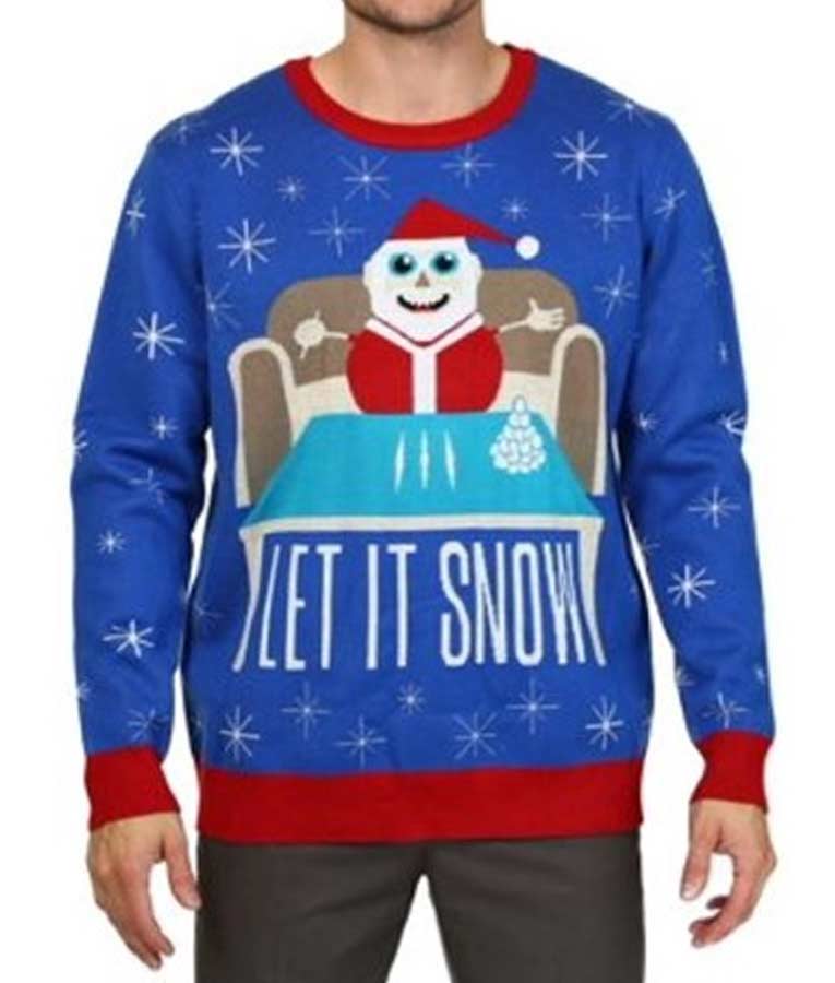 Santa cocaine Let it Snow Sweater For Unisex USAJacket