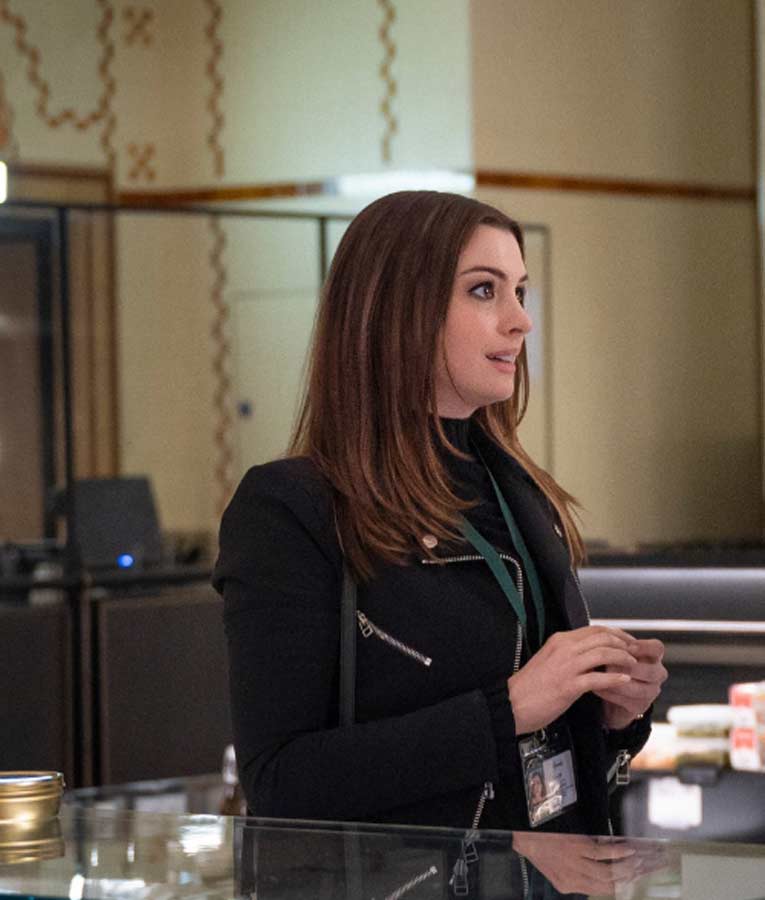 Anne Hathaway Locked Down Jacket Linda Jacket