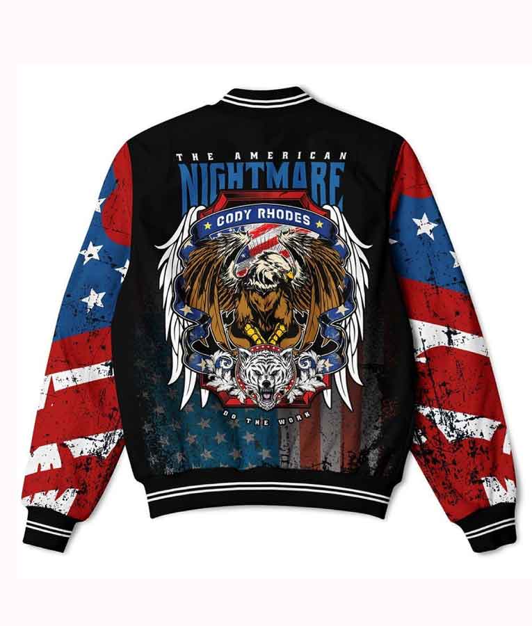 AEW Double or Nothing Cody Rhodes Bomber Jacket