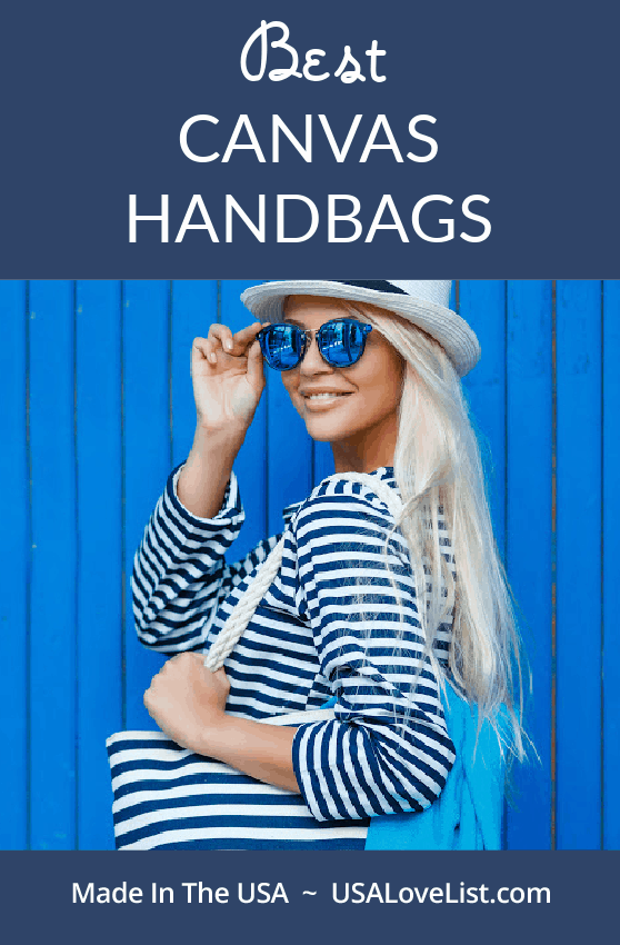 Best Canvas Handbags, All American Made • USA Love List