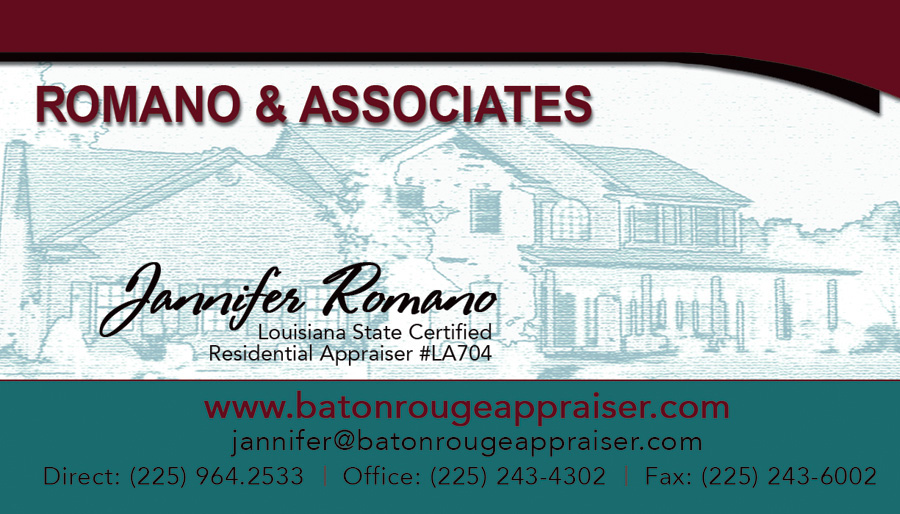 Louisiana Certified Real Estate Appraiser Romano Associates Romano
