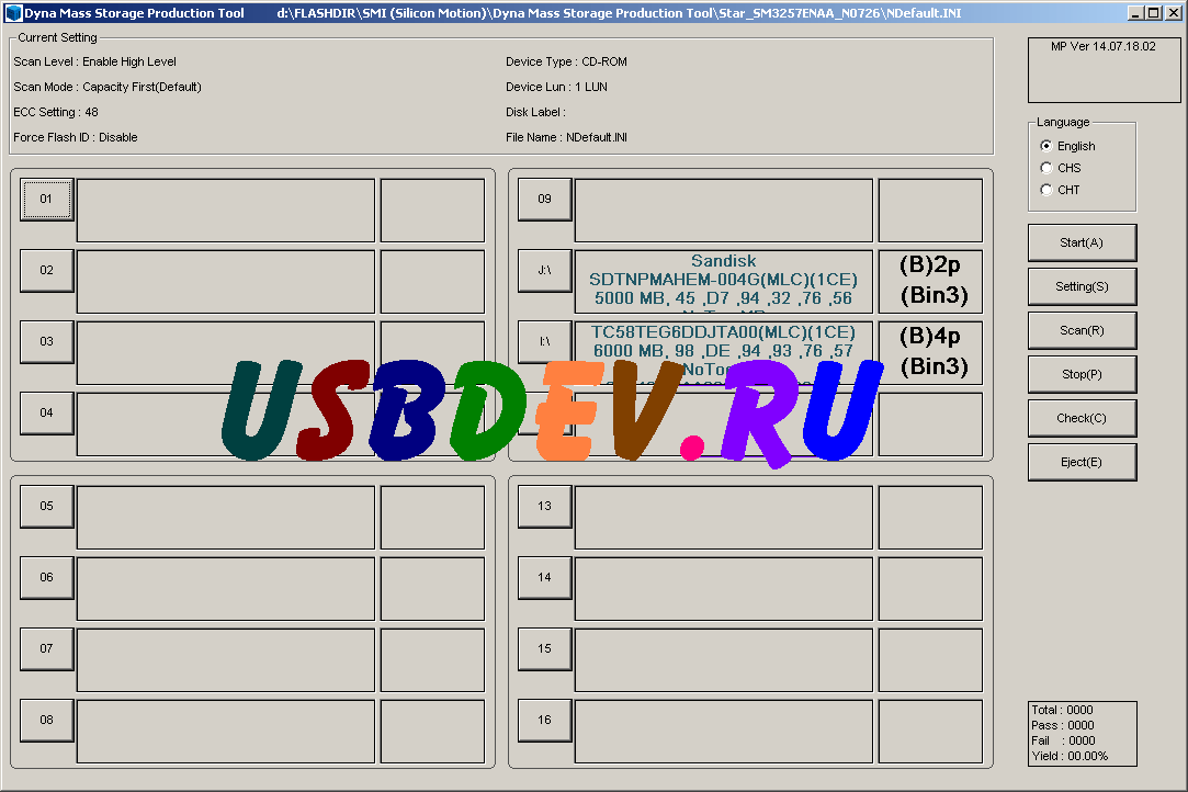Dyna mptool - dasechoices