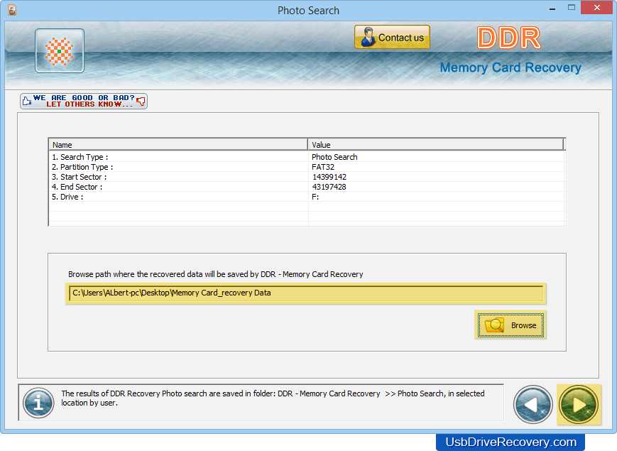 Memory Card Data Recovery Software screenshots recover SD SDHC MMC