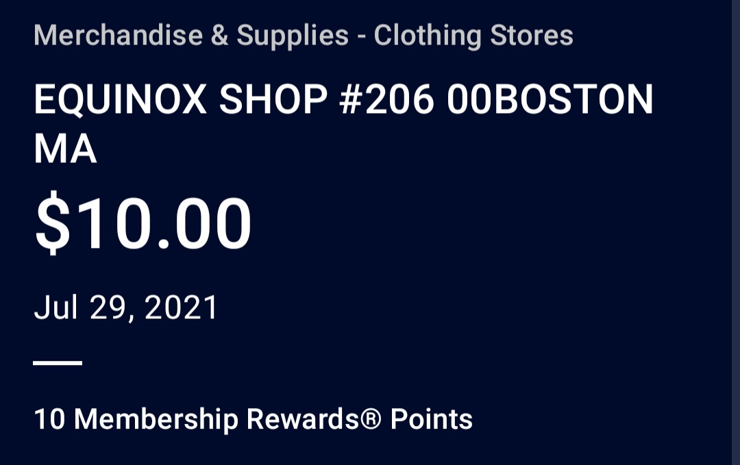 如何用掉AMEX白金的Equinox Credit? [update 2023起monthly的credit变成annually的了